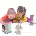 Paint Your Own Coin Bank Toys Cute Good quality Non-toxic children drawing Factory